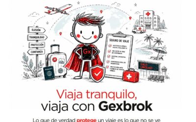 Lo que de verdad protege un viaje es lo que no se ve – Viaja tranquilo, viaja con Gexbrok.